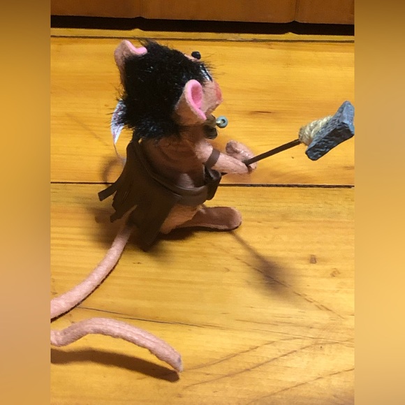 Indian Boy Mouse 6 Inch Annalee Doll Squinting 2006 Retired. - Picture 4 of 5